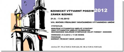 Pozvánka na Bzenecký výtvarný podzim 2012